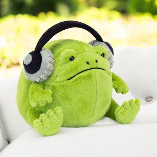 Jellycat Ricky Rain Frog with Headphones