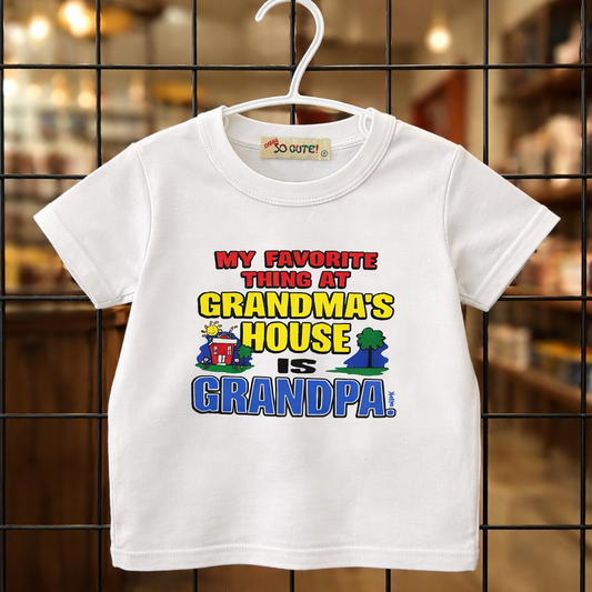 Kids T-Shirts Favorite Thing at Grandma's House