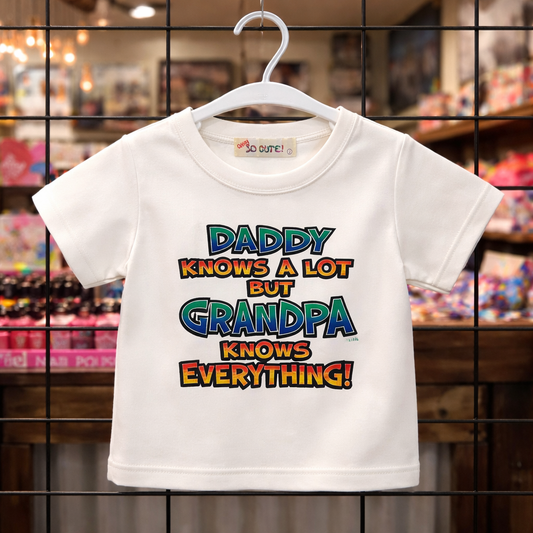 Kids T-Shirts Grandpa Knows Everything