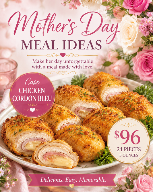 CASE Chicken Cordon Bleu (24 per case)