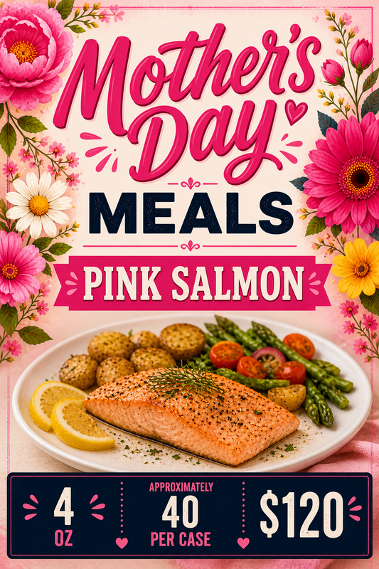 CASE Pacific Pink Salmon 4 oz