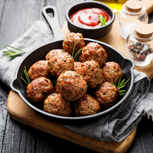 Italian Meatballs Precooked .5 oz 5 lbs (approx 160 pc)