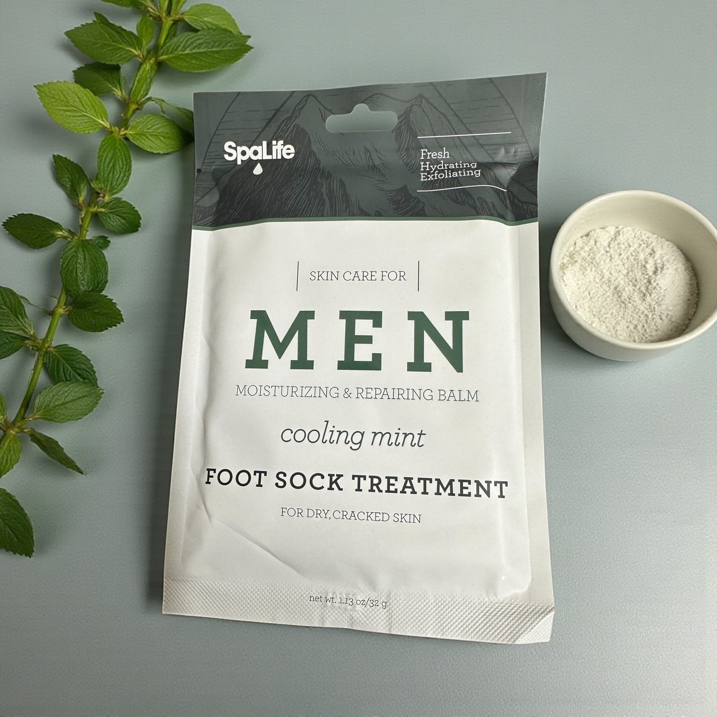 Men Spalife Cooling Mint Sock Mask