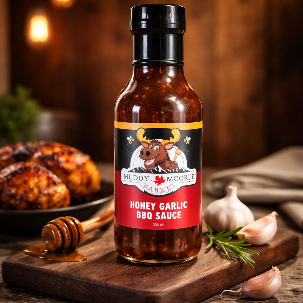 Muddy Moose Market Honey Garlic BBQ Sauce