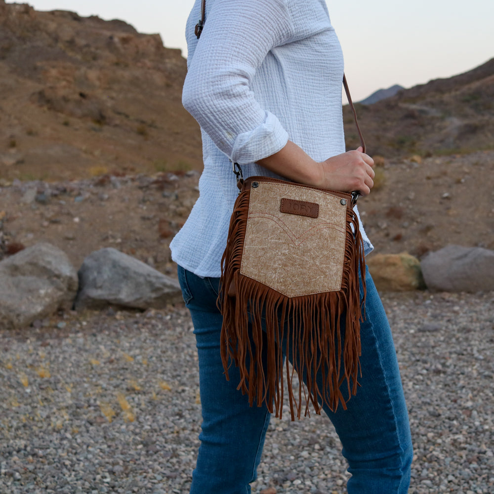 Montana Western Inspired Crossbody Sand (ONLINE ONLY)