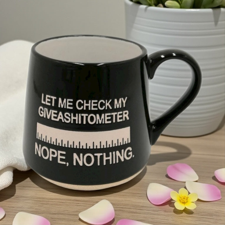 Flat Bottom Mug Let Me Check My