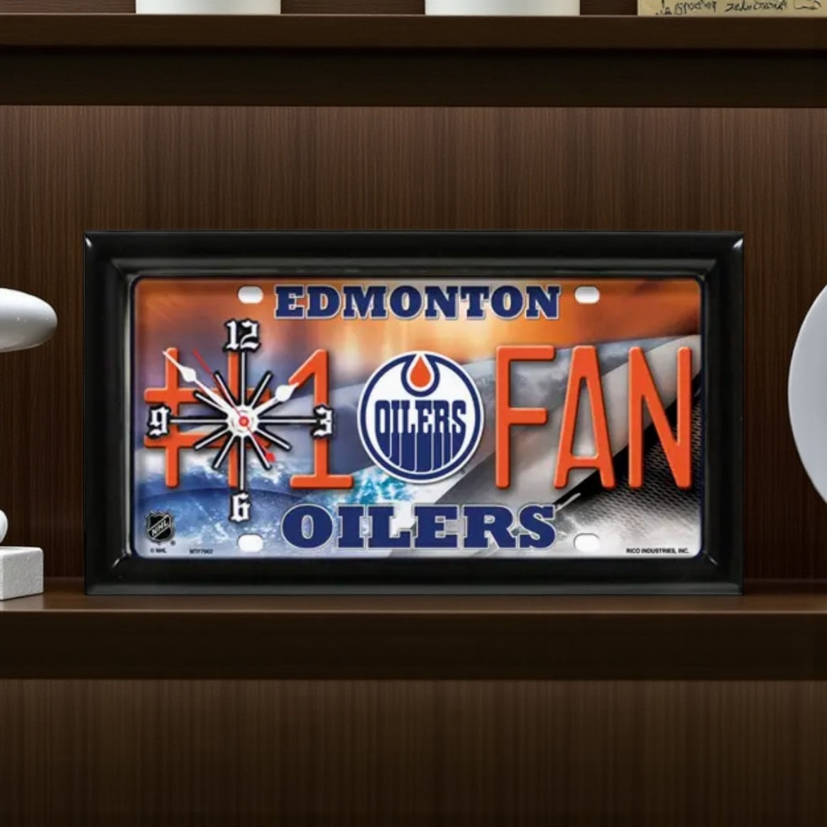 Ultimate Oilers Fan Clock