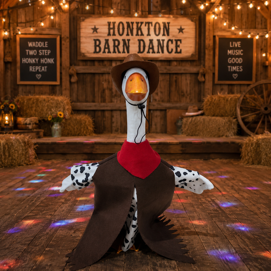 Porch Goose Outfit Cowboy
