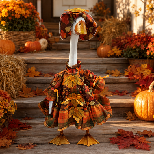 Porch Goose Outfit Festive Fall
