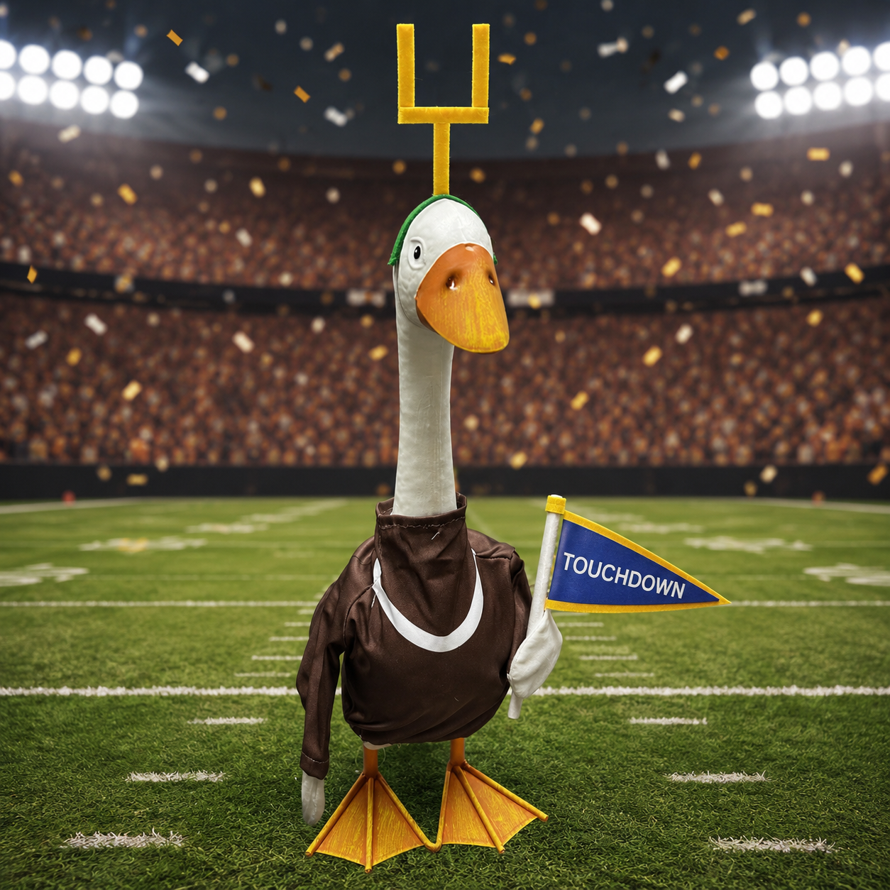 Porch Goose Outfit Football