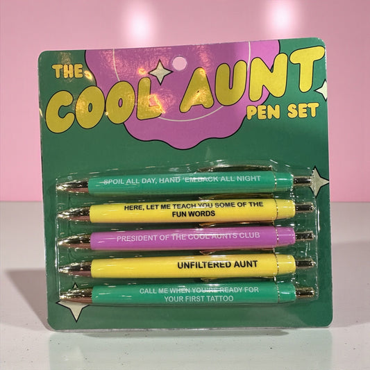 Fun Club Cool Aunt Pen Set