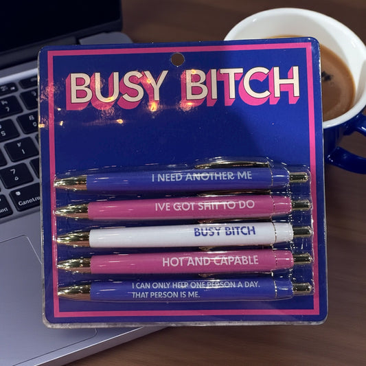 Fun Club Busy Bitch Pen Set