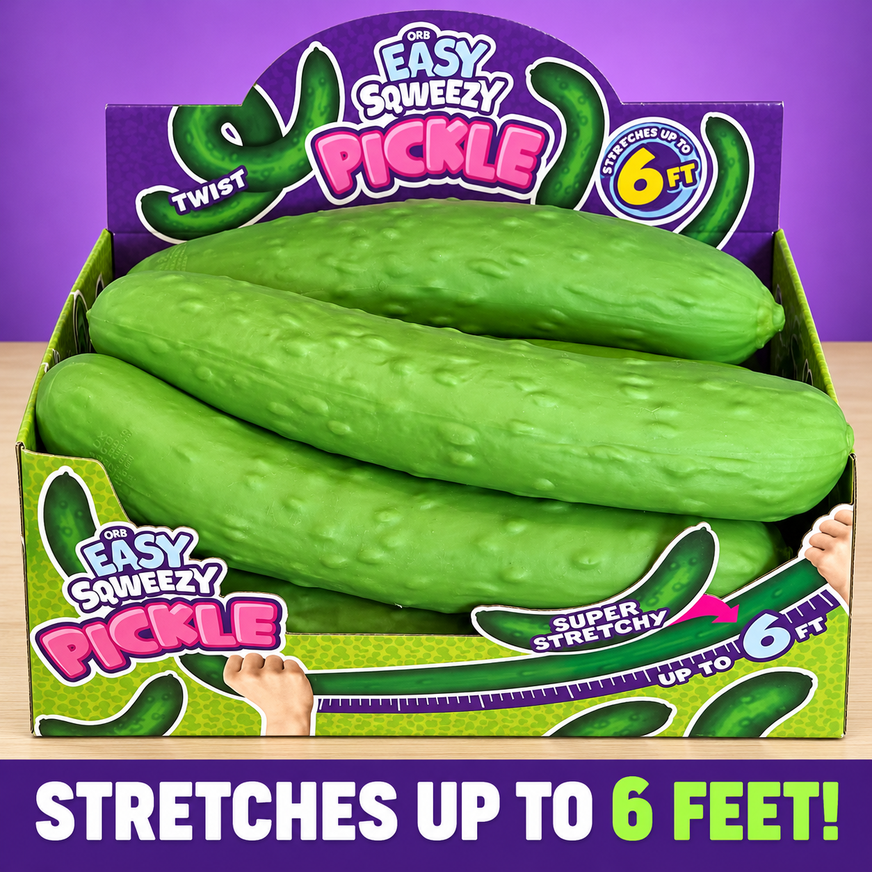 Mega Squishy Stretchy Pickle