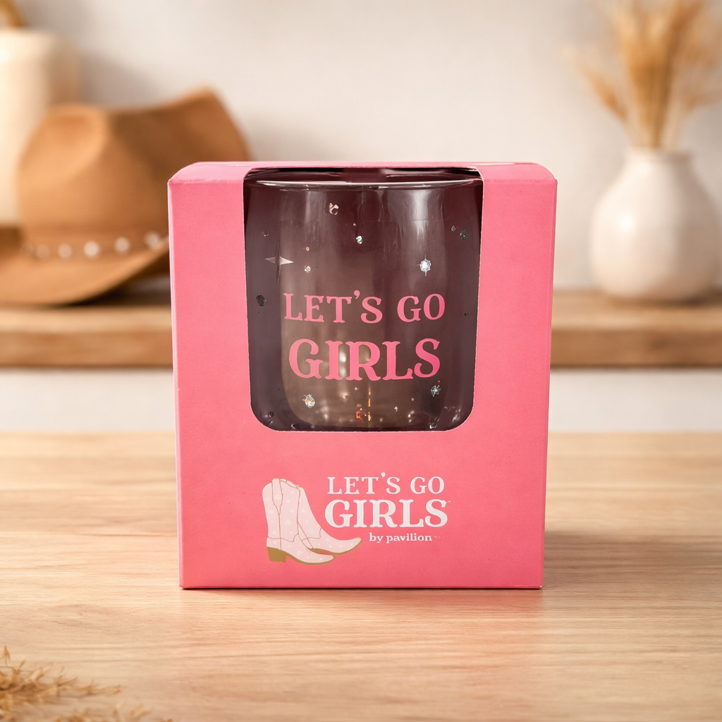 Let's Go Girls Stemless Wine Glass