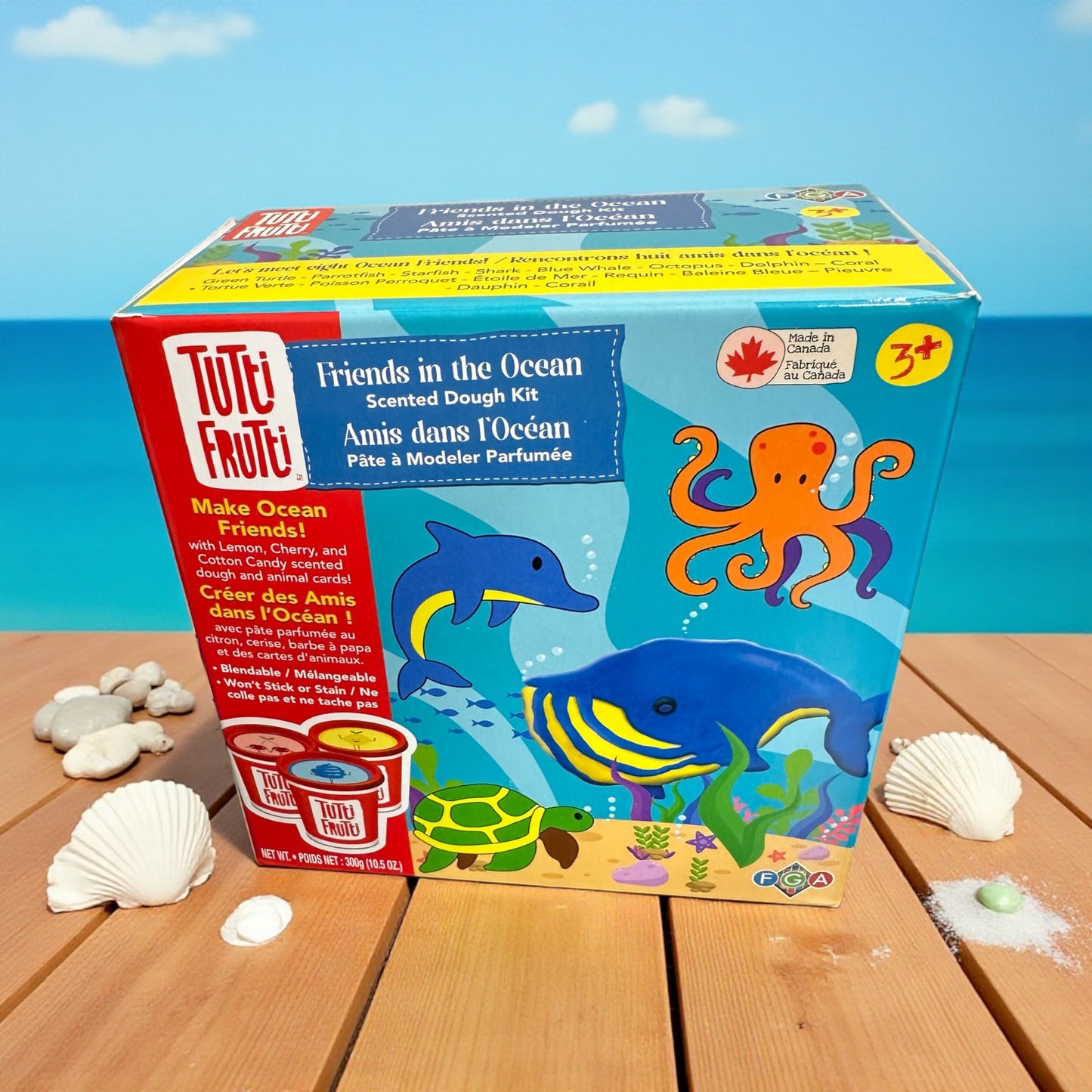 Tutti Fruiti Friends in the Ocean Scented Dough Kit