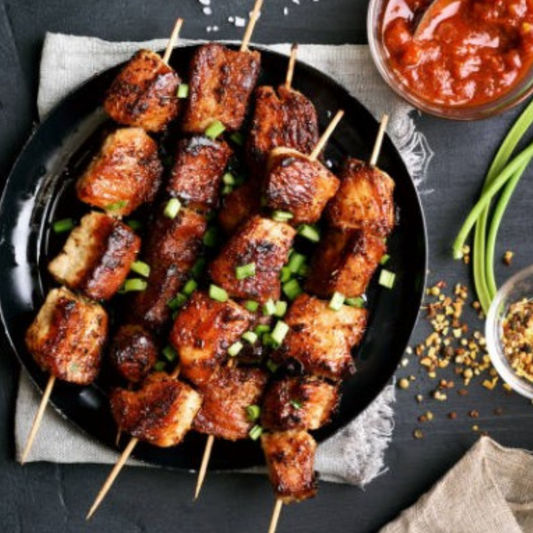 NEW! Pork Skewers (8 Large Skewers packed with pork)