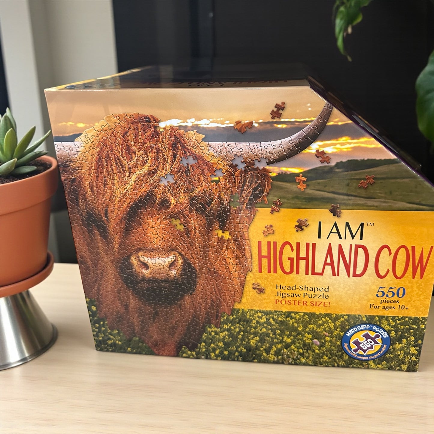 Highland Cow Puzzle 550 pc