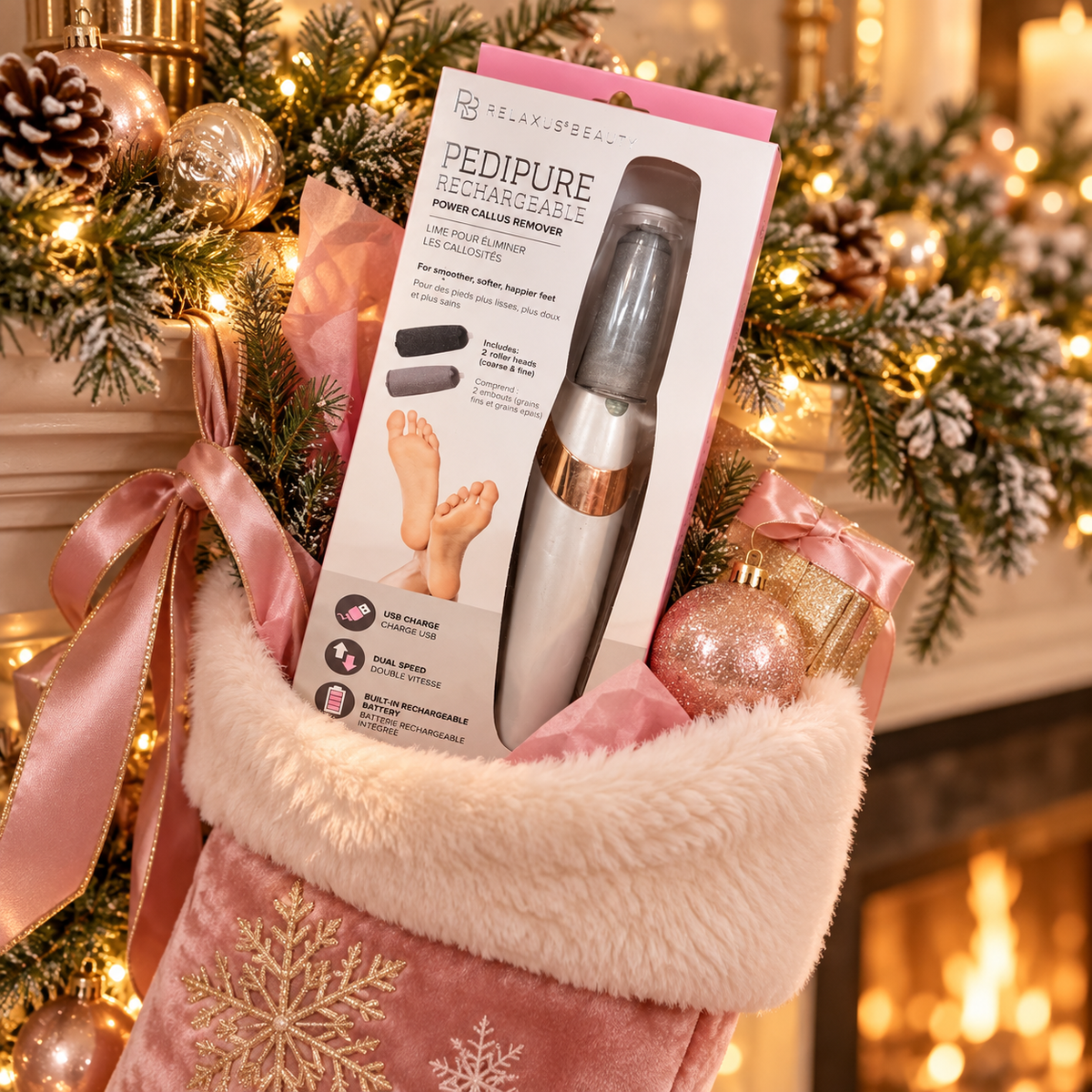 Relaxus Pedipure Rechargeable Pedicure Device