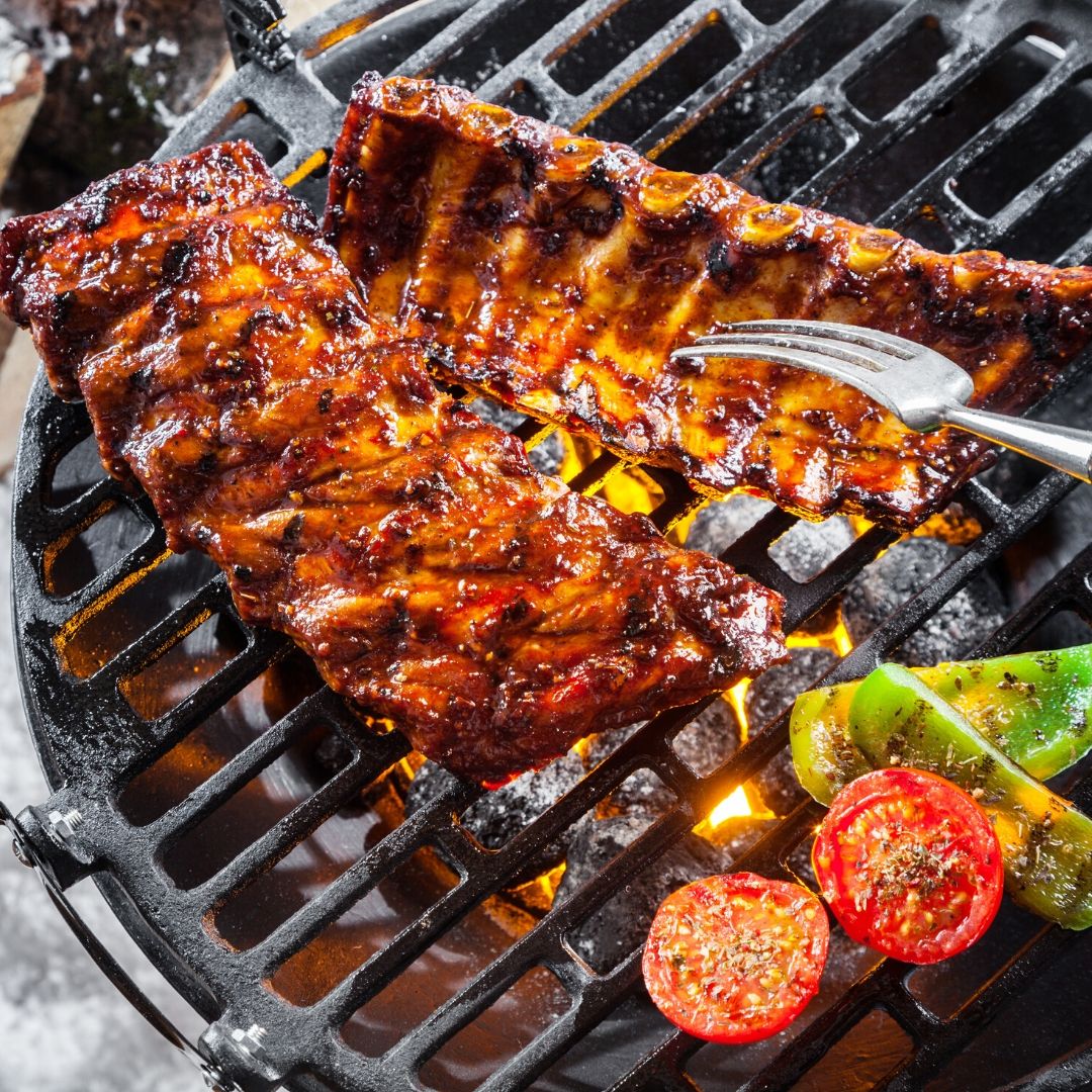 CASE Pork Back Ribs 22 lbs Approx 16-20 larger racks – Muddy Moose Market