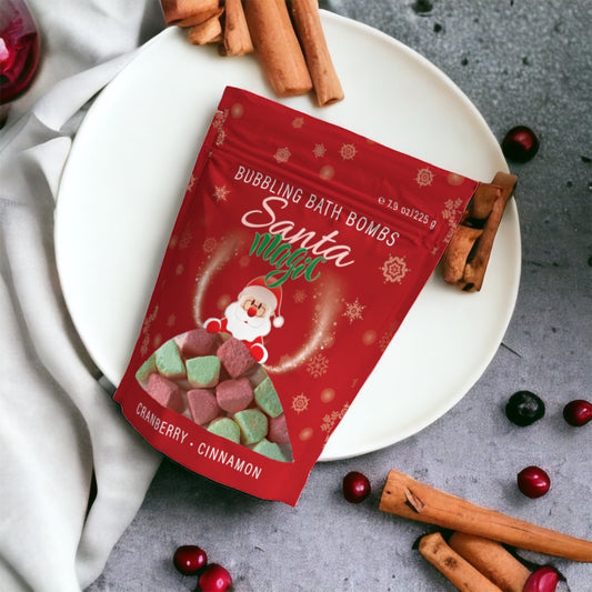 Bubbling Bath Bombs Santa Magic