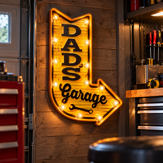 Boxman Dads Garage Sign