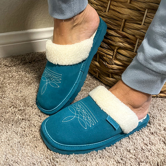 Dolly Western Cowgirl Slippers River (large)