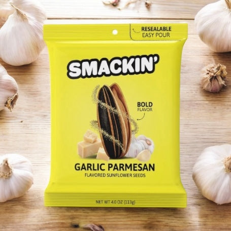 SMACKIN  Sunflower Seeds | Garlic Parmesan