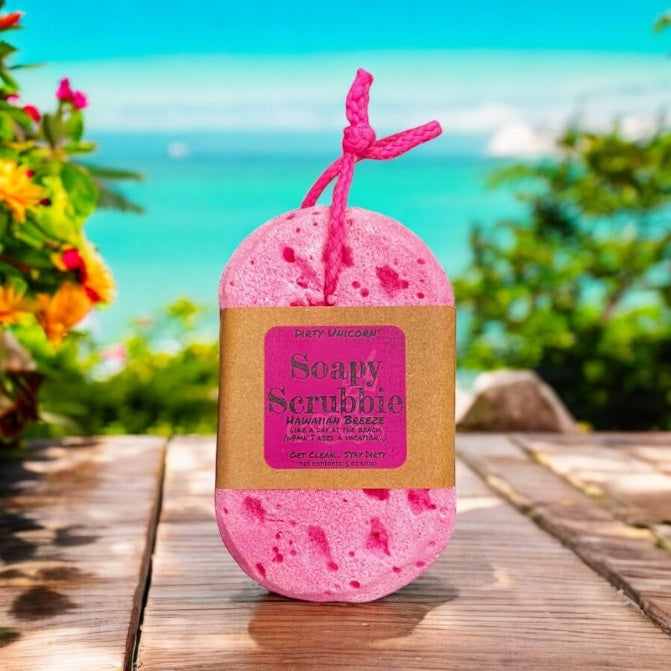 Soap Scrubbie Hawaiian Breeze
