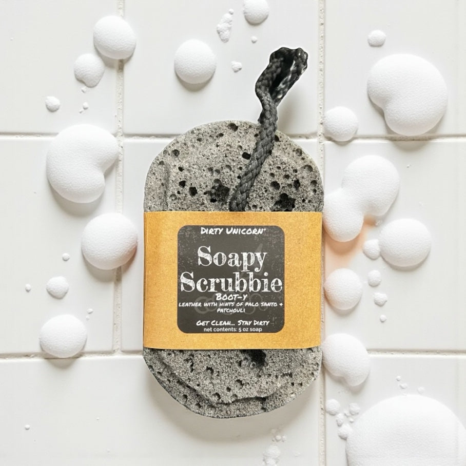 Soap Scrubbie Boot-y