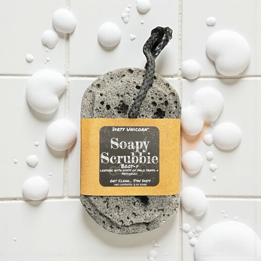 Soap Scrubbie Boot-y