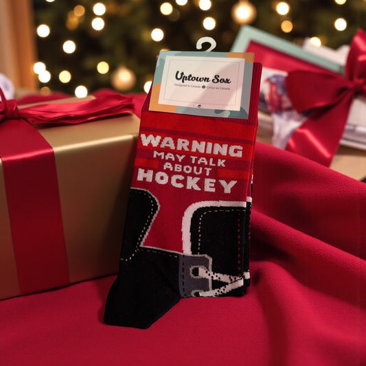 Uptown Socks Warning May Talk About Hockey