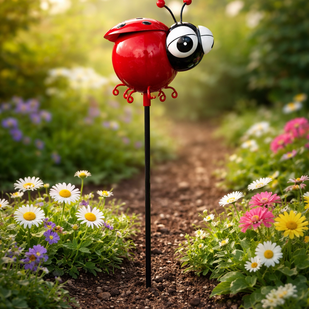 Lawn and Garden Stake Ladybug