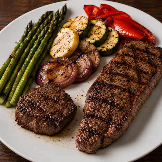CASE Steak Lovers Combo (12-8 oz AAA New York & 12-5 oz AAA Sirloins)