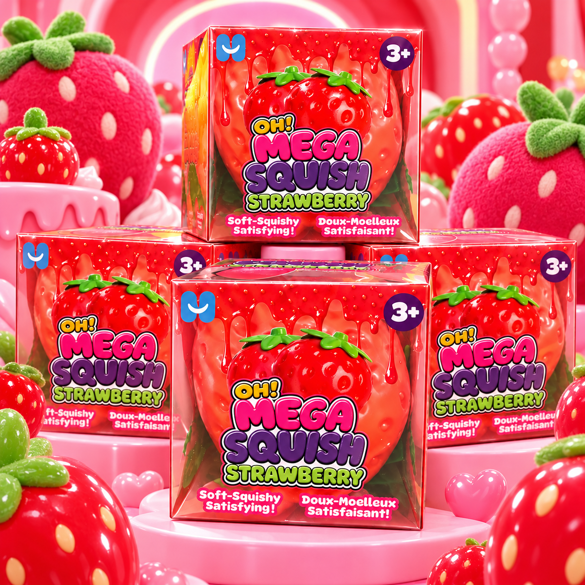 Mega Squishy Strawberry