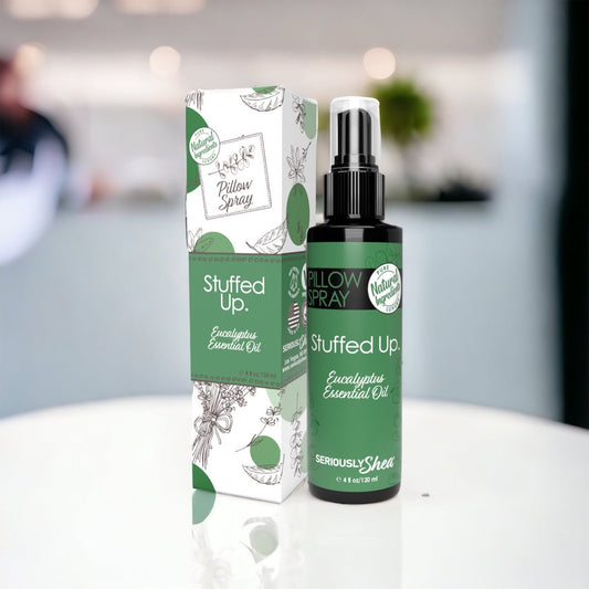 Aromatherapy Pillow Spray Stuffed Up with eucalytpus
