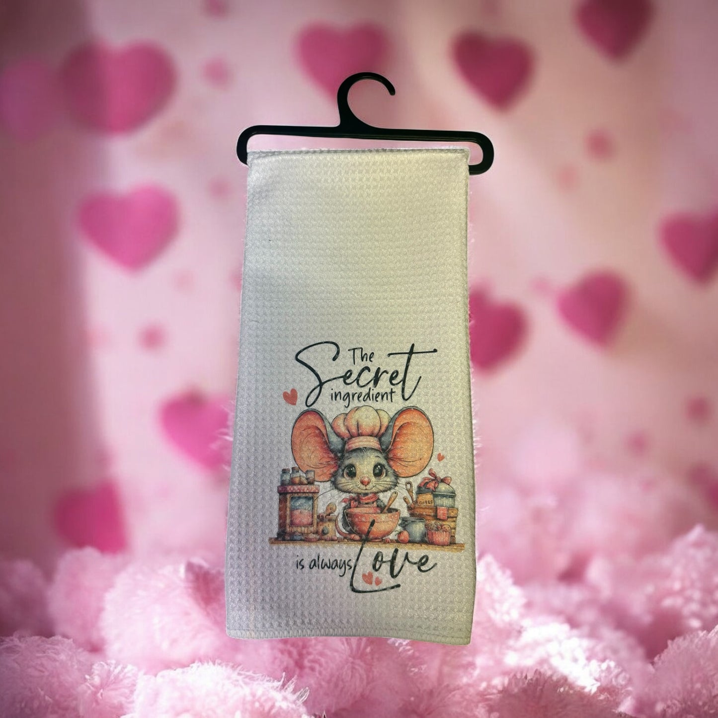 Fun Tea Towel Secret Ingredient is Always Love