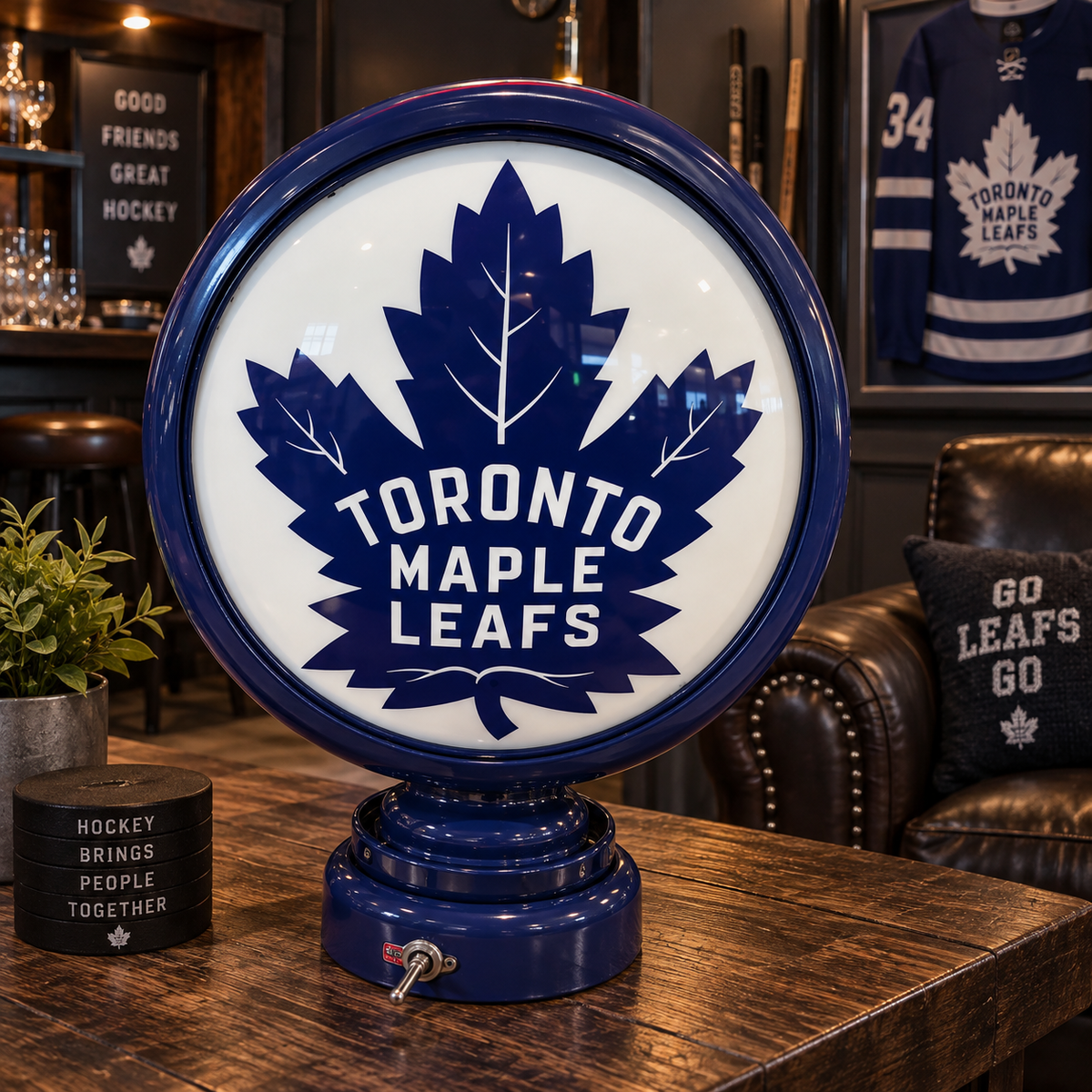 Gas Pump Light Toronto Maple Leafs