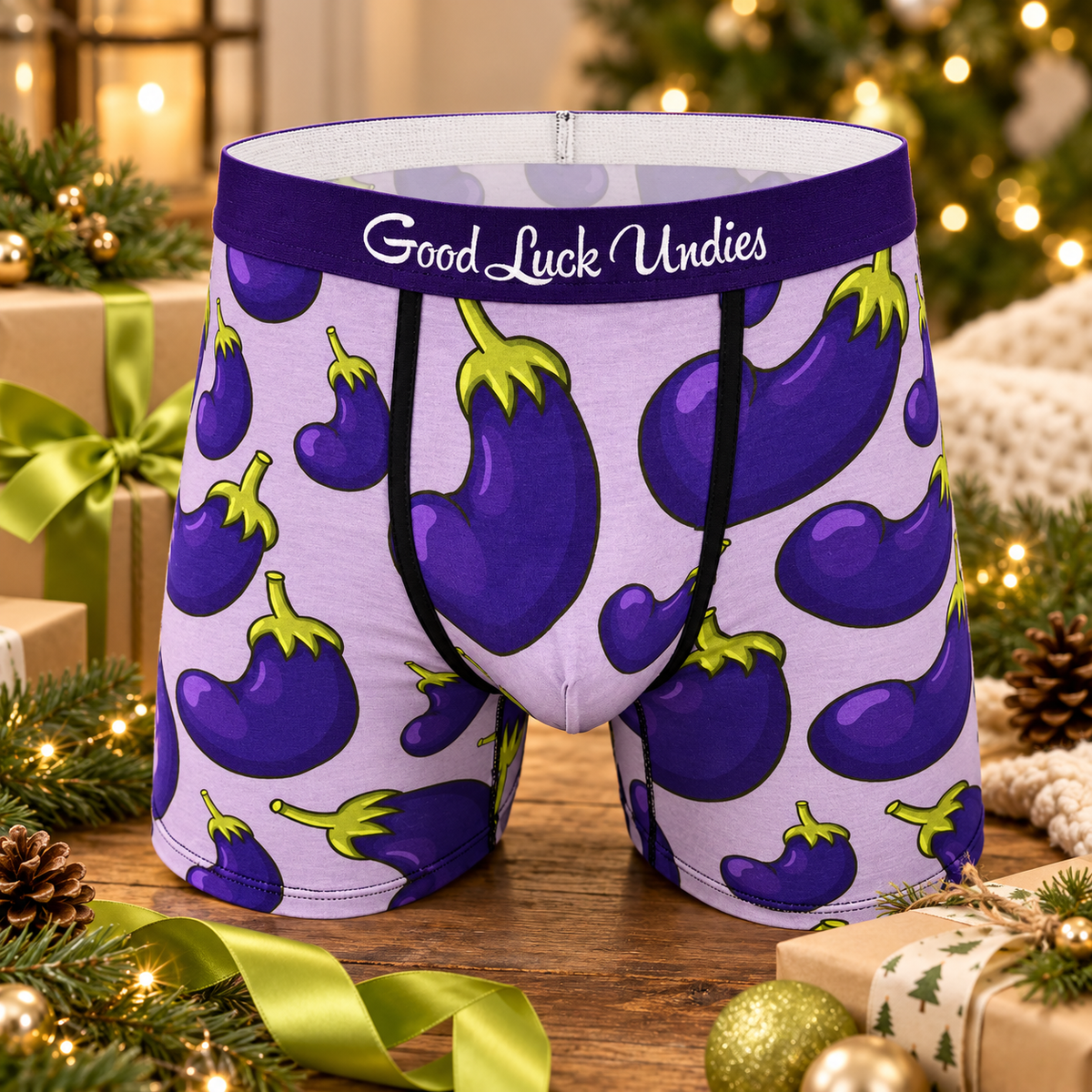 Good Luck Brand Underwear Eggplant
