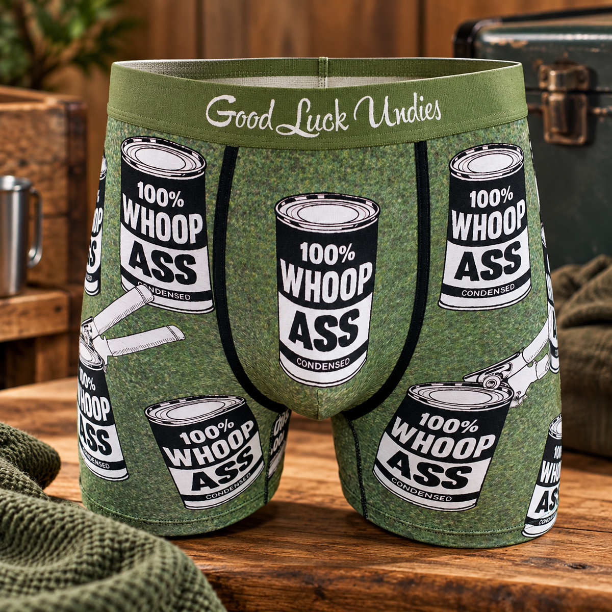 Good Luck Brand Underwear Whoop Ass