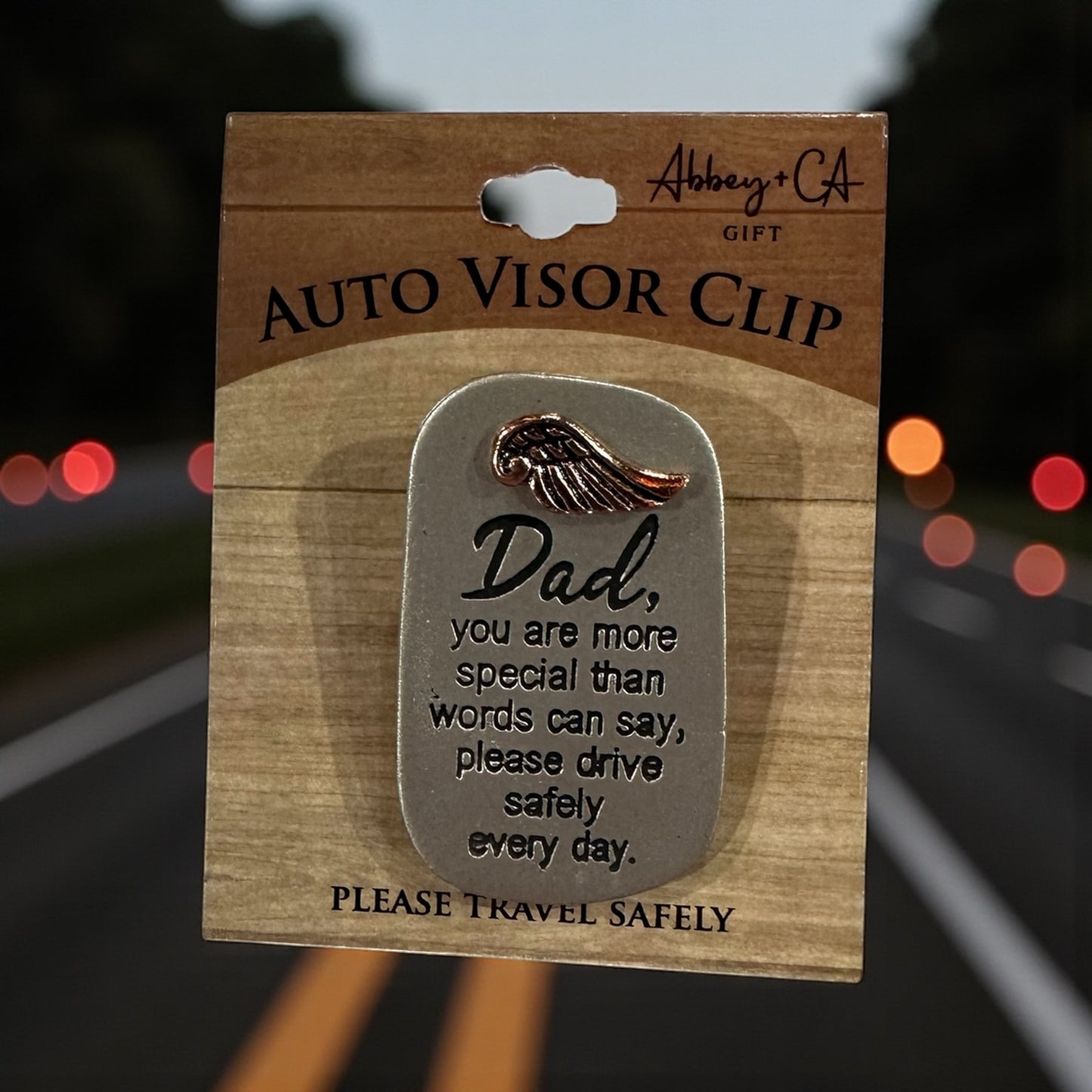 Visor Clip Drive Safely Dad