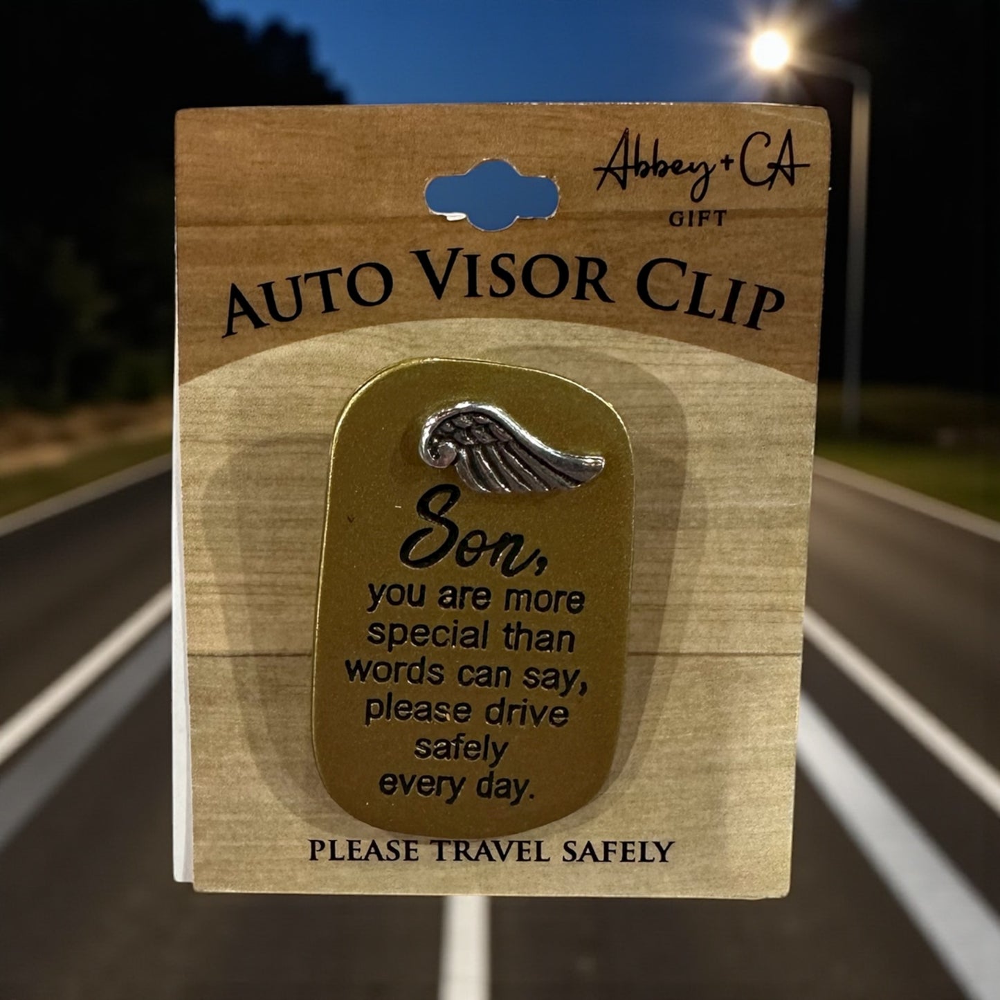 Auto Visor Clip Safely Son