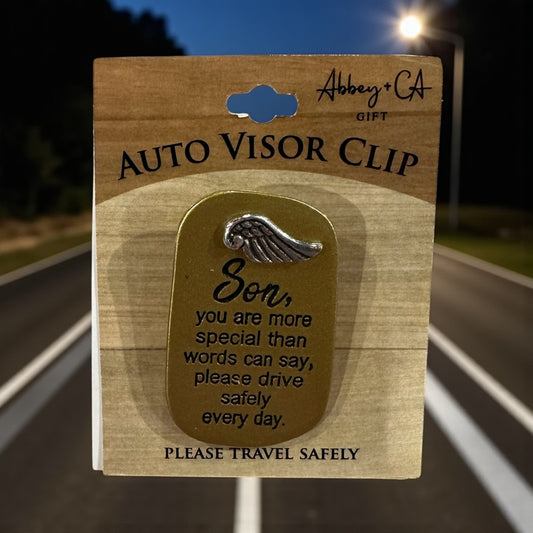 Auto Visor Clip Safely Son