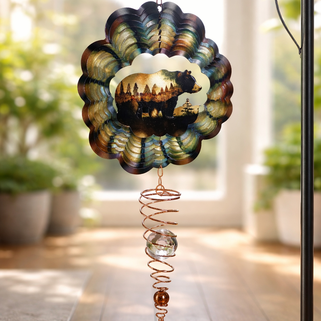 Wind Spinner Bear Small