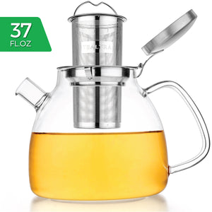 Lyra Glass Tea Pot