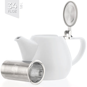 Porcelain Tea Pot White