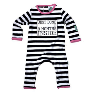 Just Done 9 Months Inside Baby Romper (pink)= 0-6 month