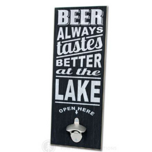 Beer Always Tastes Better at the Lake Beer Opener