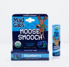 Load image into Gallery viewer, Moose Smooch Lip Balm Blueberry/Myrtilles
