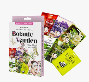 Face Mask 6 pack- Botanic Garden