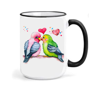 15 oz Mug Love Birds